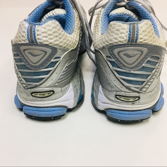 Saucony | Pro Grid Hurricane 10 White Silver Shoes - Picture 5 of 7